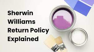 Sherwin Williams Return Policy: